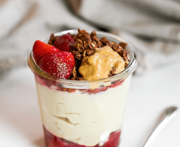 Vanilla Protein Yogurt Parfait - Esther Avant Blog