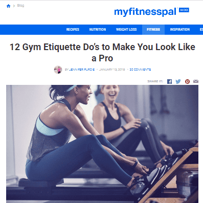 Click to read on myfitnesspal