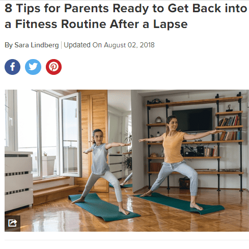 Click to read on Active Kids